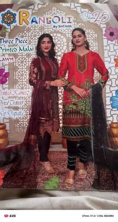 Sunaina Textile Unstitched 3 Piece