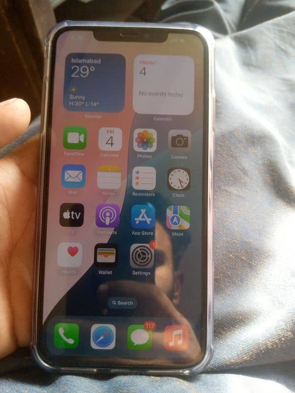 I phone XS Max Double sim PTA approved 64 gb condition 10 by 9.5 5