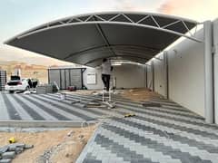 Car parking shade | sheds for sale | Fiber Shades | Tensile Shades