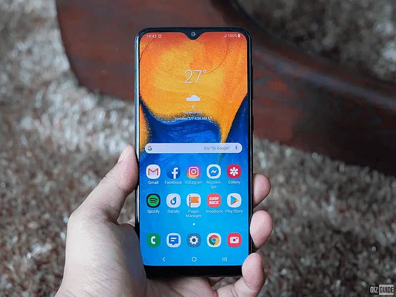 Samsung Mobile A20 WITH box 0