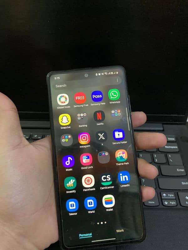 Samsung A72 With Box 10/10 5