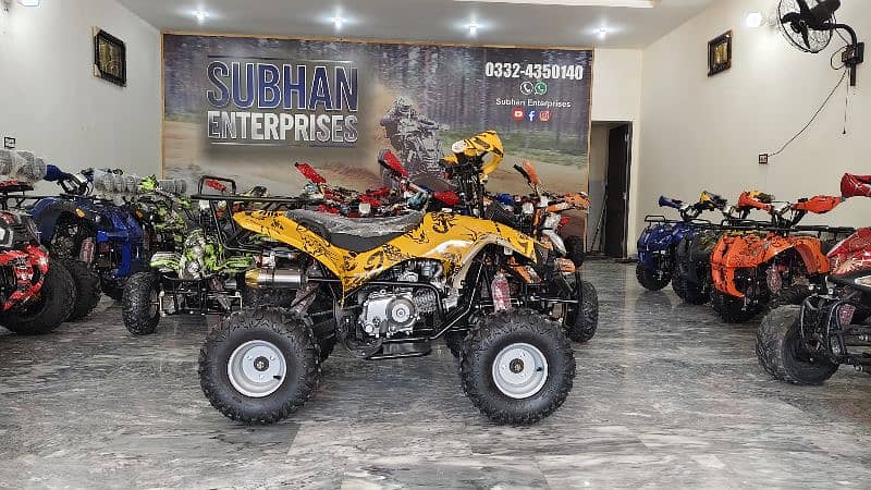 125cc Sports Raptor Auto Atv Quad Bikes Delivery In All Pakistan 9