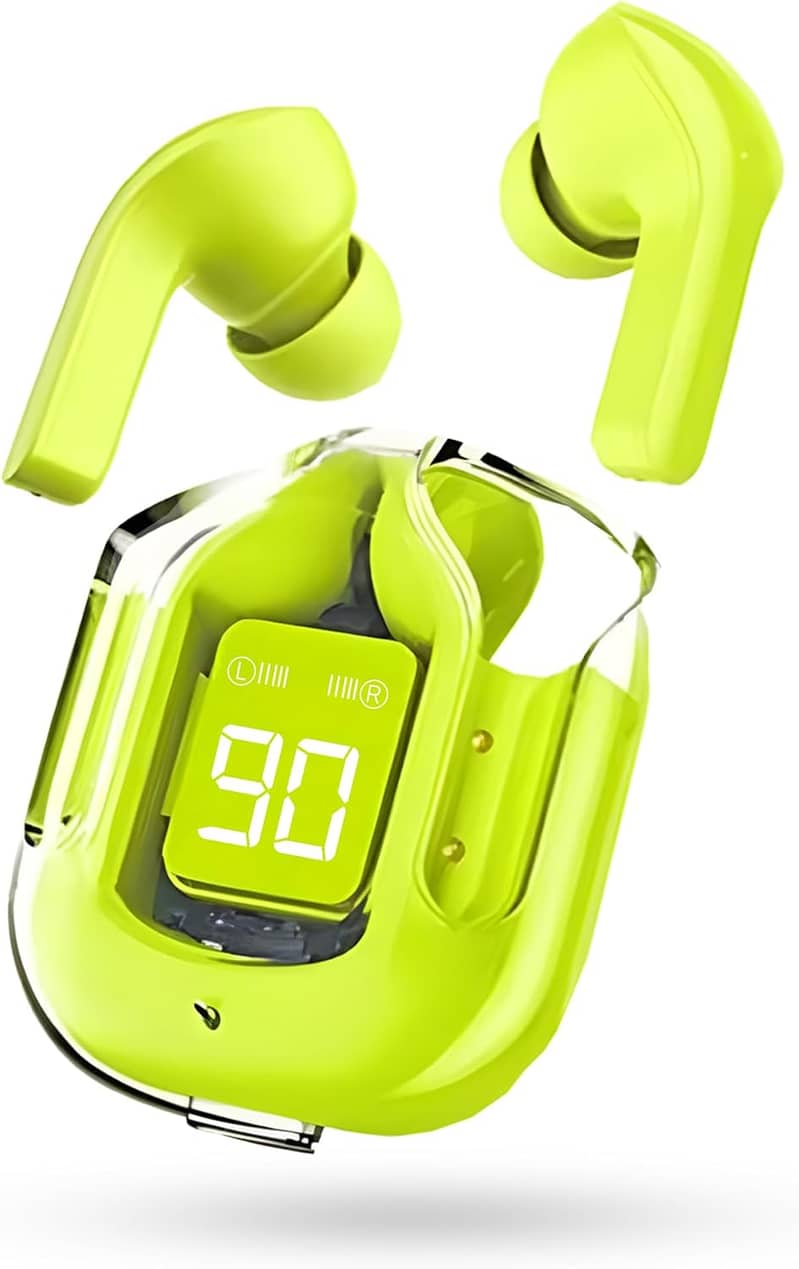 Air 31 With Pouch Wireless in-Ear Buds with LED Display, Noise-Canceli 0