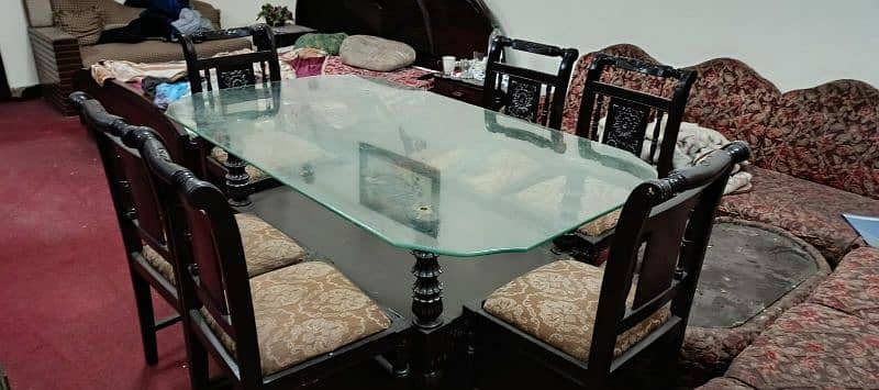 dinning table with 6 chairs for sale 2