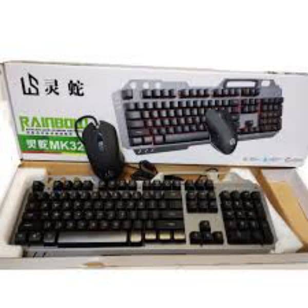 MK320Rgb neon light keyboard and mouse 4
