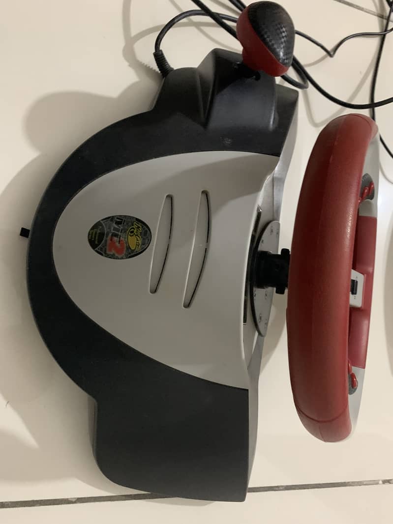 Play station 2 racing wheel and pedals 7