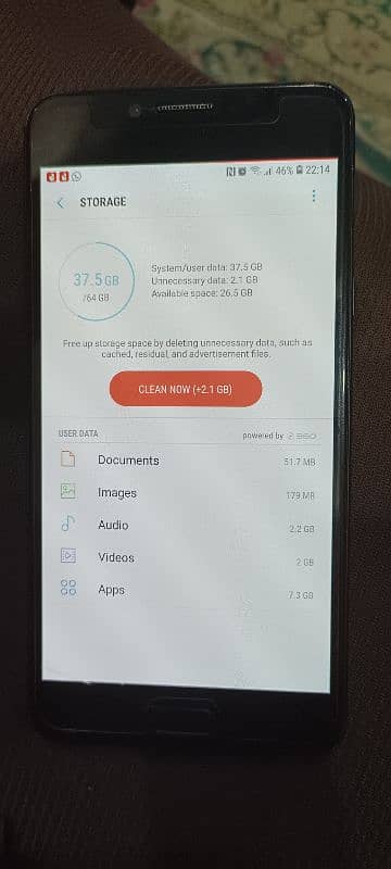 i am selling Samsung C7 pro android mobile phone with box 10
