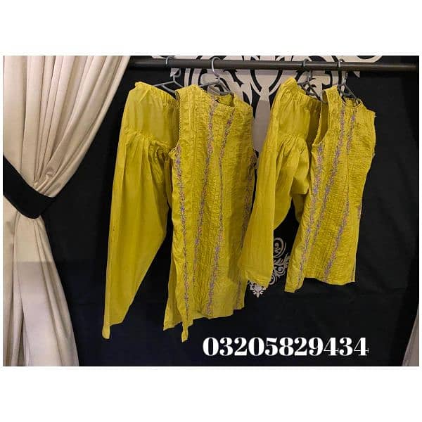 kids designer fancy branded clothes / kids wedding party or Eid dress 5
