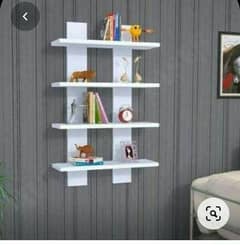 one piece Wall hanging wooden shelf