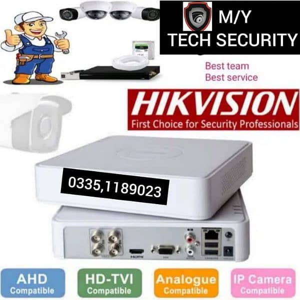 Cctv camera packages with instalation Dahua and hikvision 1