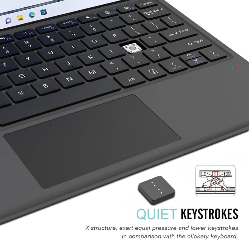 Arteck HB335 Surface Pro Keyboard Type Cover, Ultra-Slim Bluetooth 6
