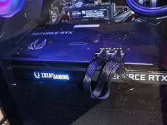 zotac 8GB RTX 3070 complete box single hand used