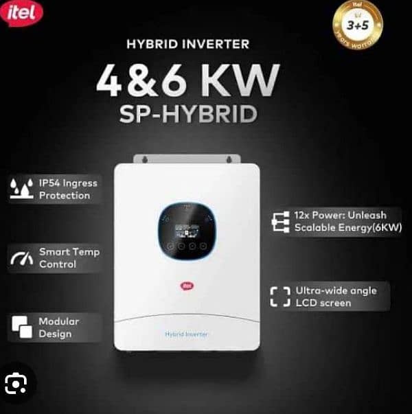 itel pro 4kw/6kw ip54 hybrid inverter/Inverex nitrox 10kw/Solis/crown 1