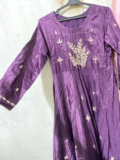 raw silk frock