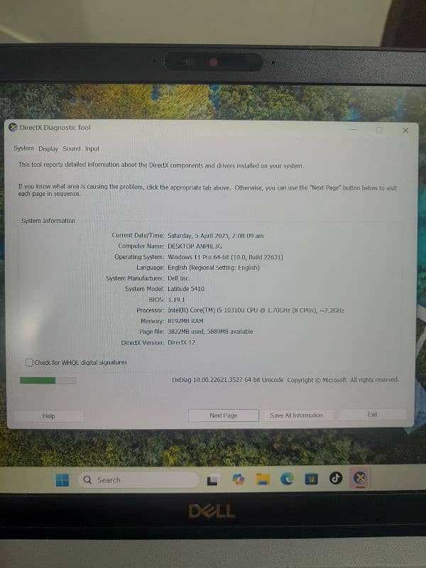 Dell Latitude 5410 I5 10th Gen 2