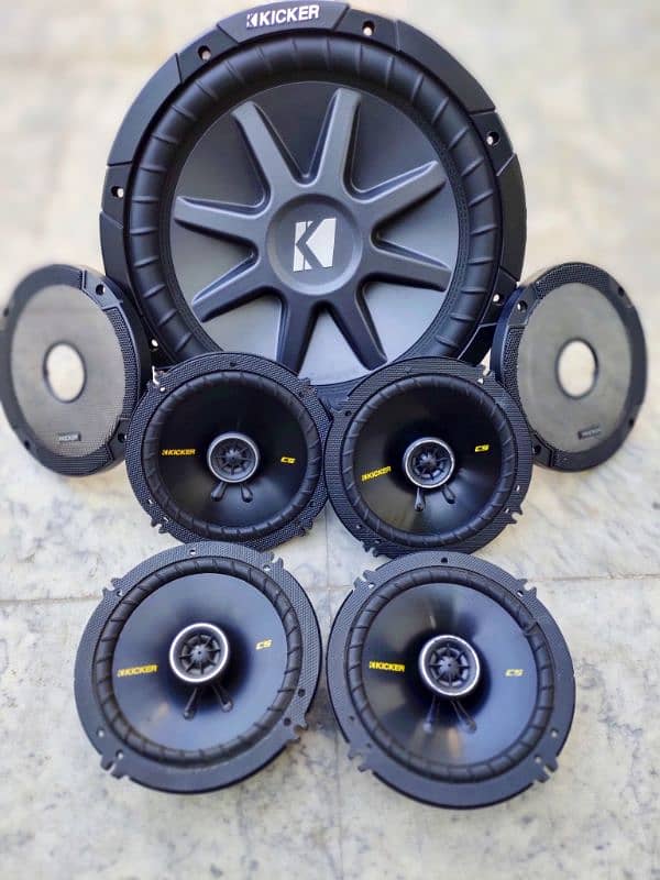 Kicker Cs65 Speaker Kicker Subwoofer (focal jl audio Rockford pioneer) 0