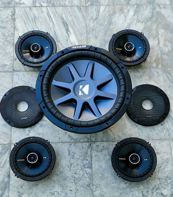 Kicker Cs65 Speaker Kicker Subwoofer (focal jl audio Rockford pioneer) 2