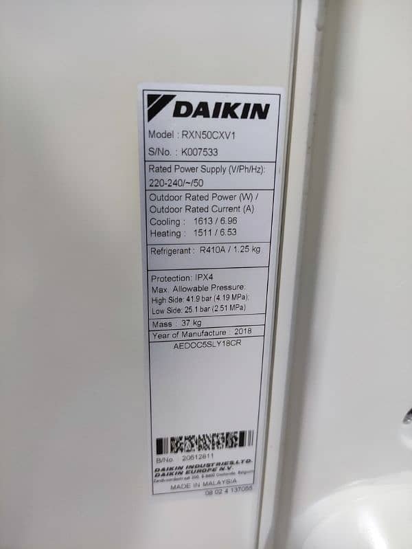 Daikin 1.6 Ton 1