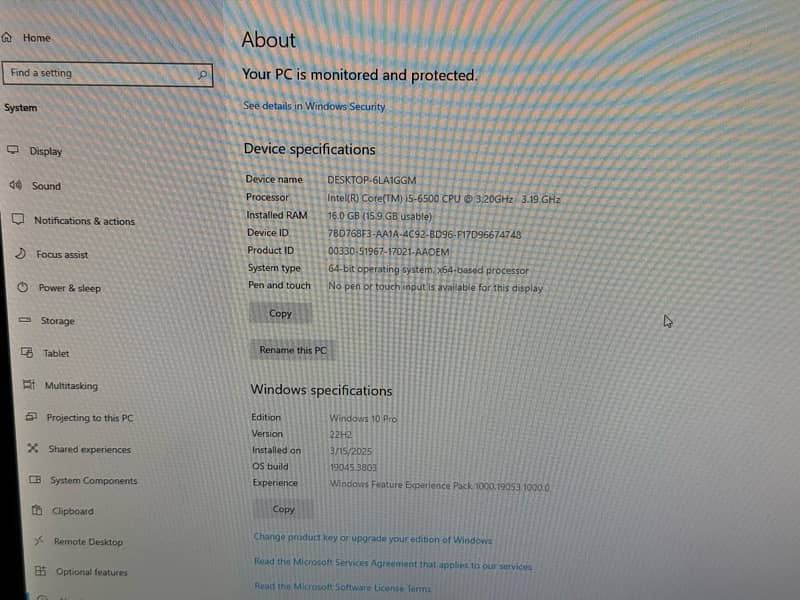 Dell OptiPlex 7050 Desktop Computer 7