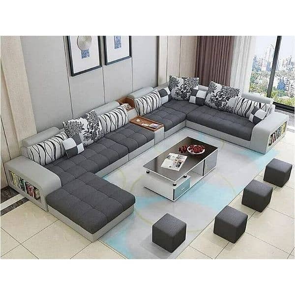 u shape sofa-living sofa-sofaset-moderen sofa-L shape sofa 1