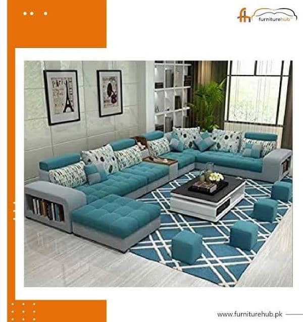 u shape sofa-living sofa-sofaset-moderen sofa-L shape sofa 3