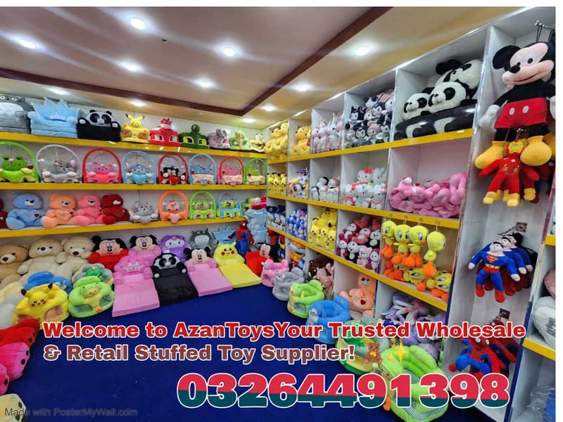 cute & cuddly stuffed toys/teddy bear7 feet/4 collours available 1