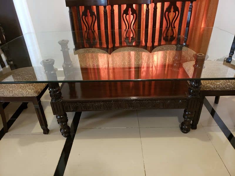 eight seater dinning table solid for sale 2