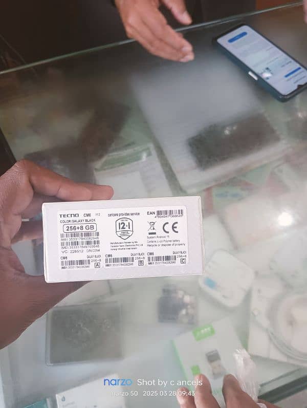 Tecno camon 40 pro new box pack 0