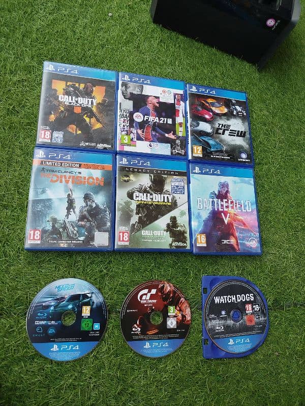 PS4 games in very good condition 0