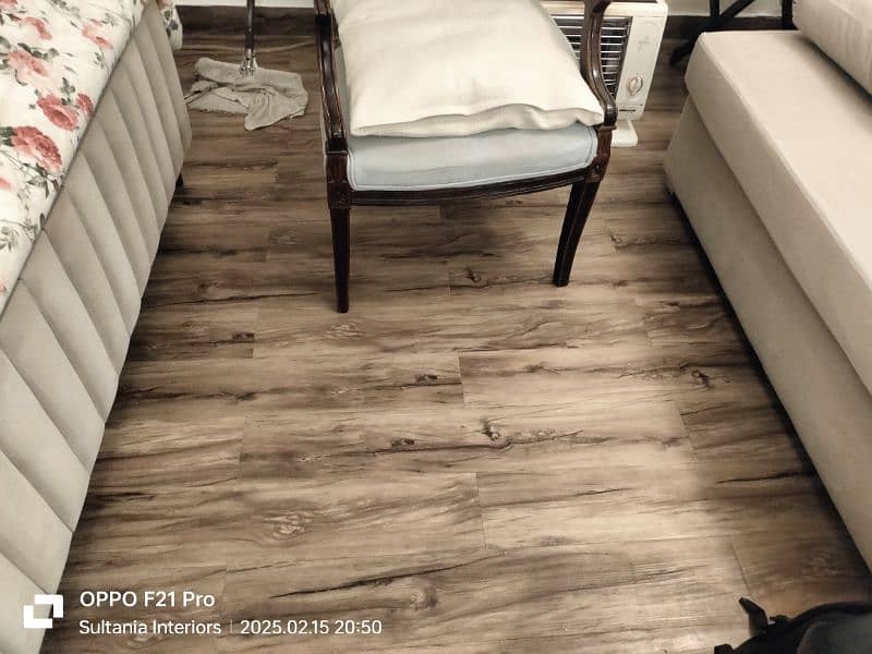 PVC Vinyl Floor (imported) PVC Wall Panels, Roller Blinds Zebra Blinds 0