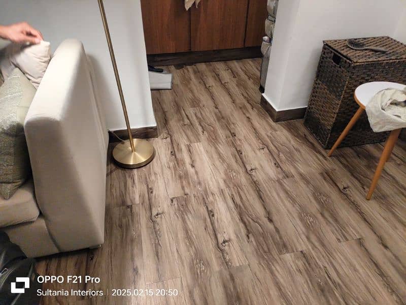 PVC Vinyl Floor (imported) PVC Wall Panels, Roller Blinds Zebra Blinds 1