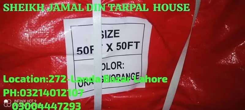 Orange Tarpal|Green Net|Waterproof Tarpal||Sun Shade Net|Bags 0