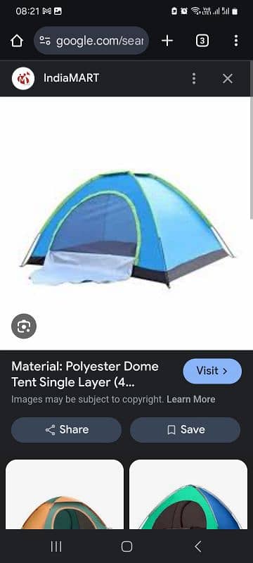 tourist tent/ travel tent / portable tent / waterproof tent 0