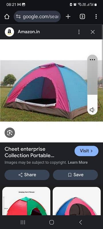 tourist tent/ travel tent / portable tent / waterproof tent 2