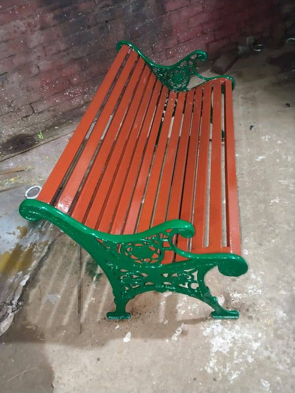 Garden bench, Outdoor bench,New bench,Park bench,Iron cast becnh 1
