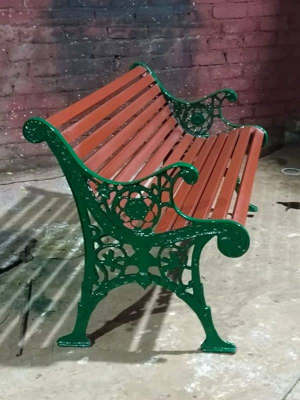 Garden bench, Outdoor bench,New bench,Park bench,Iron cast becnh 2