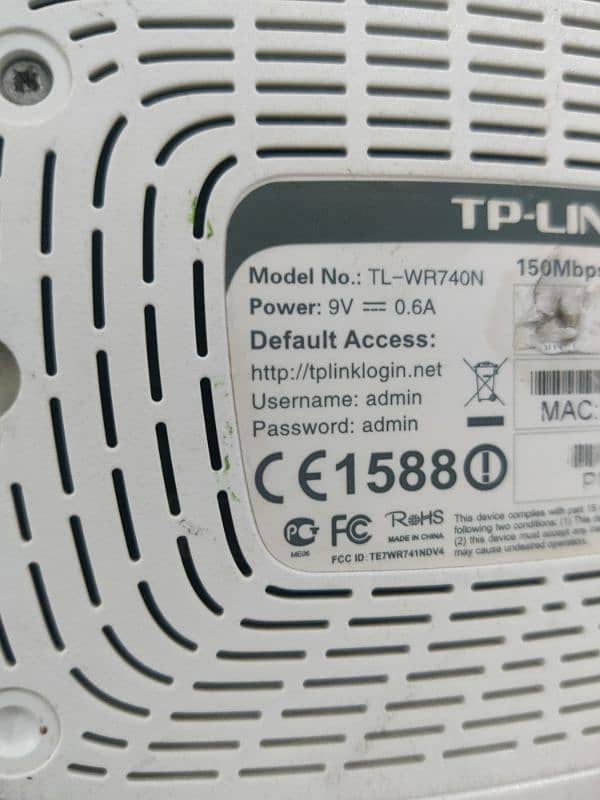 Tp Link Single Antenna 100% Working Router 1
