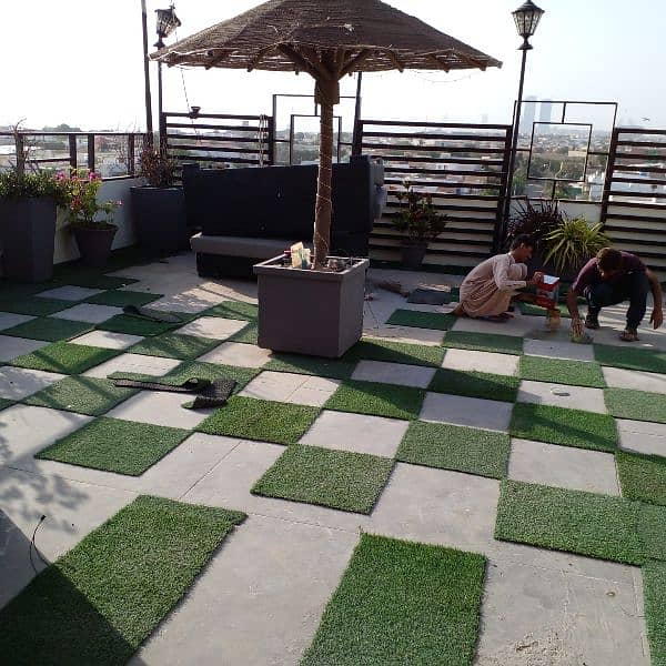 Artificial Wall Mat-Artificial Grass- Carpet Tile-Gym Flooring-Grass 1