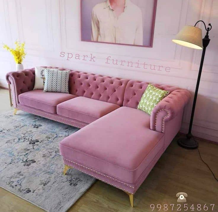L shape sofa / sofa set / sofa repair / fabric change / sofa poshish 9