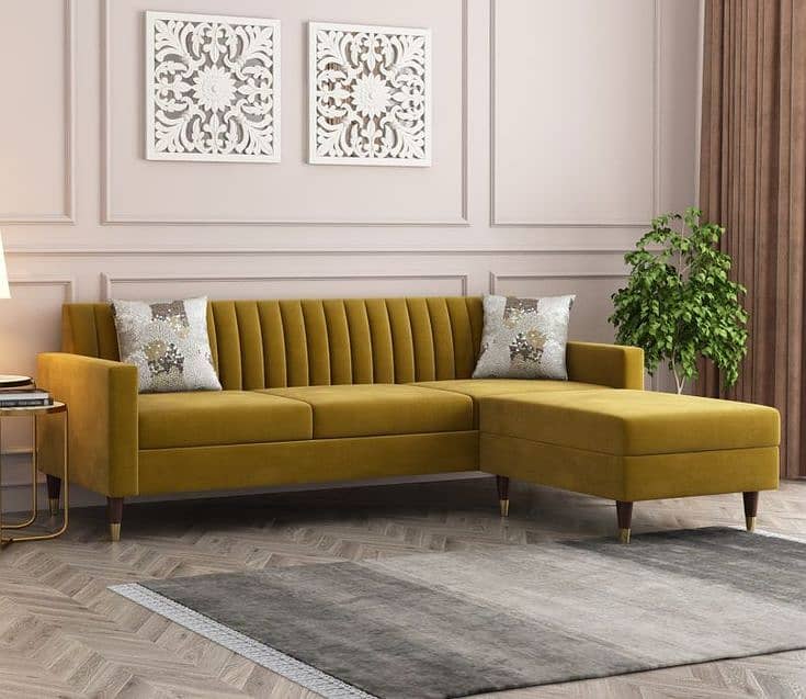 L shape sofa / sofa set / sofa repair / fabric change / sofa poshish 5