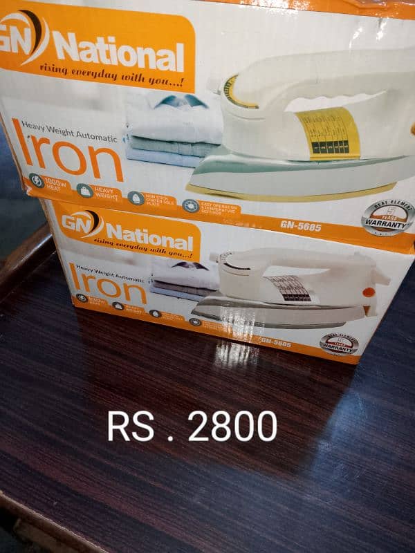 New and Used iron / steamer for Sale 0