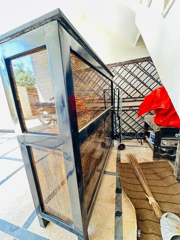 Counter Desk for Sale – Pure Iron Frame with Finished Plywood 0