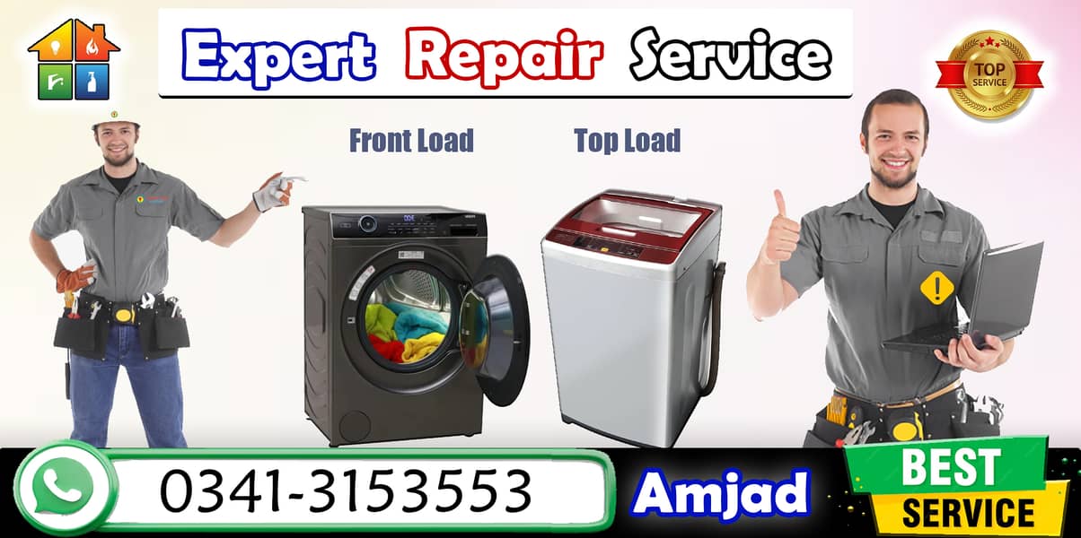 Automatic Washing Machine Repair (All Brands All Karachi) Top & Front 0