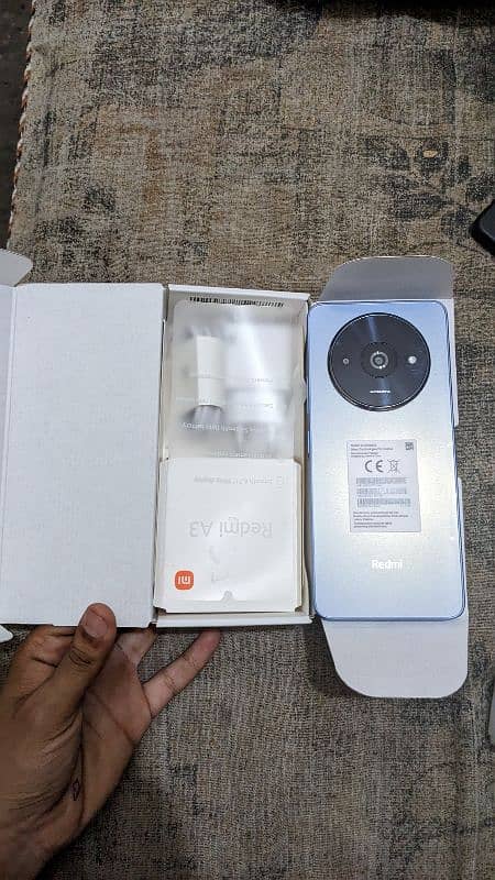 Redmi a3 with box only 2 week used phone 1