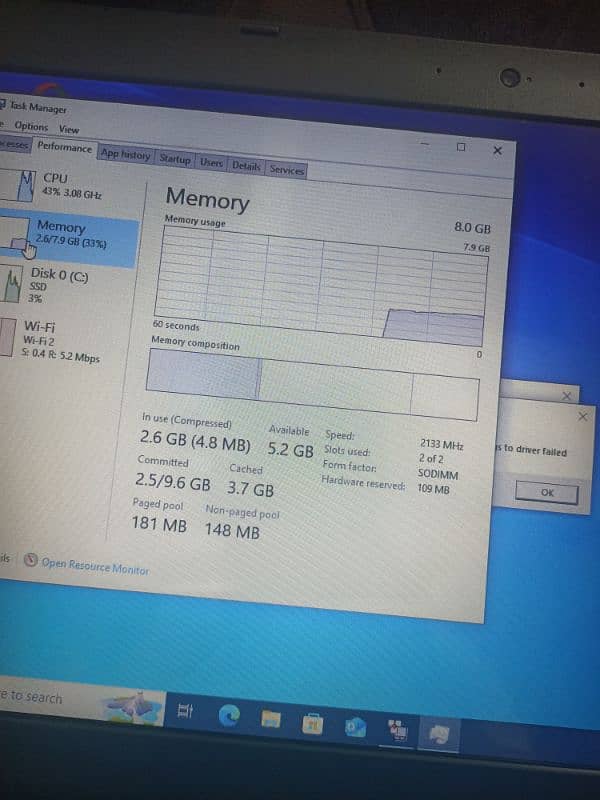 Lenovo Thinkpad i5 7th Generation 9