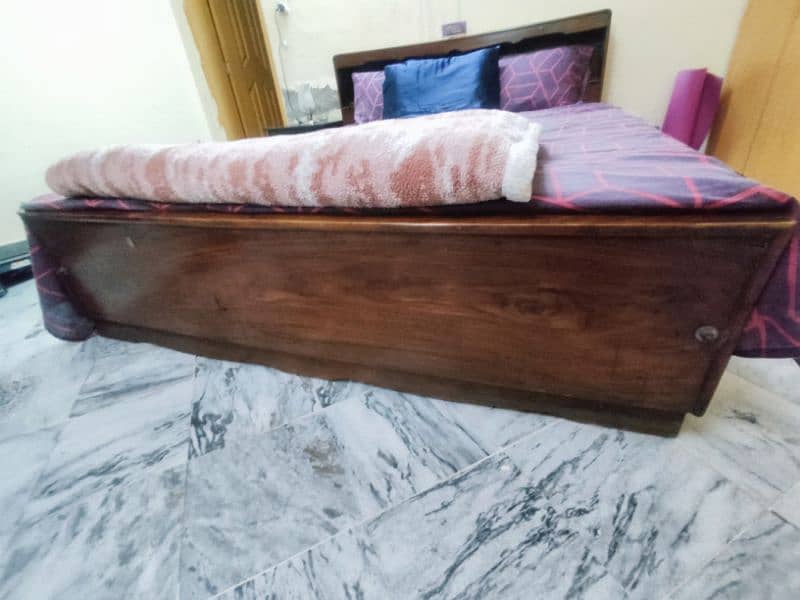 Premium Wooden Bed with Storage 5