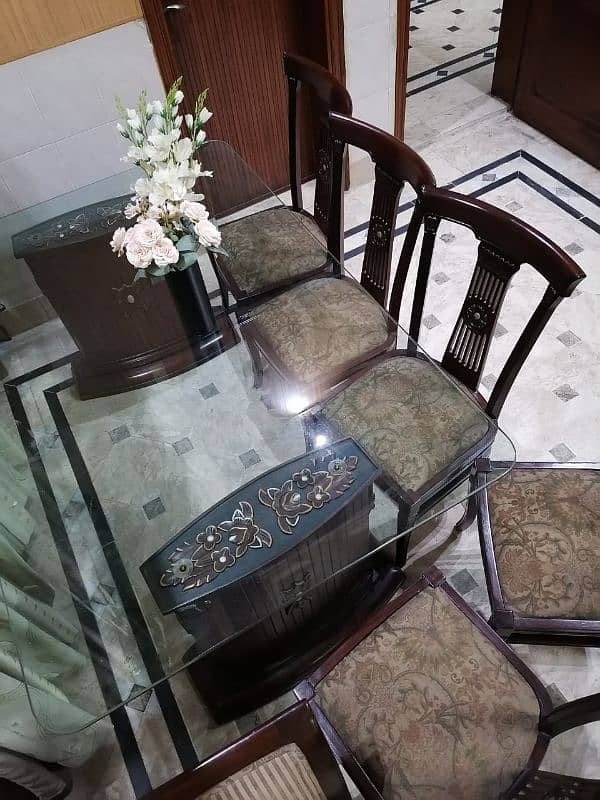 dining table with 6 chairs 1