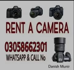 DSLR CAMERA FOR RENT, RENT A CAMERA, DSLR CAMERA ON RENT