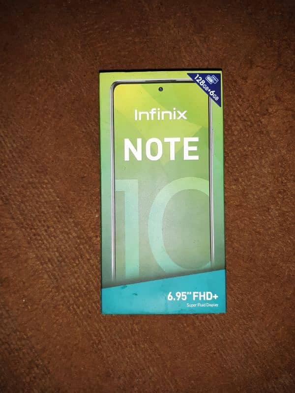 infinix Note 10 Black Color Lush Condition 1st Use Phone 9