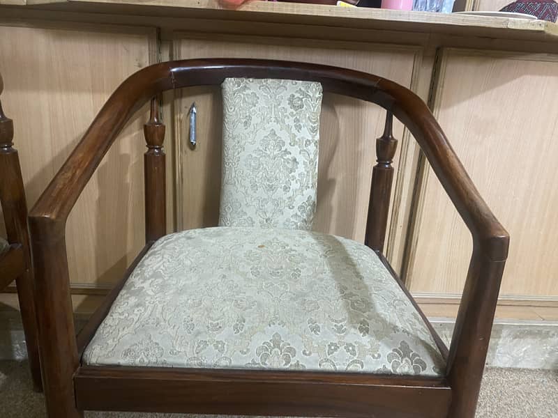 Pure wood sofa set 1